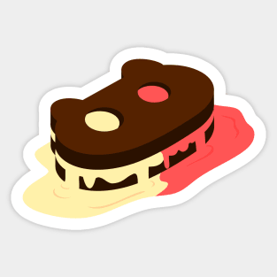 Melting Cookie Cat Sticker